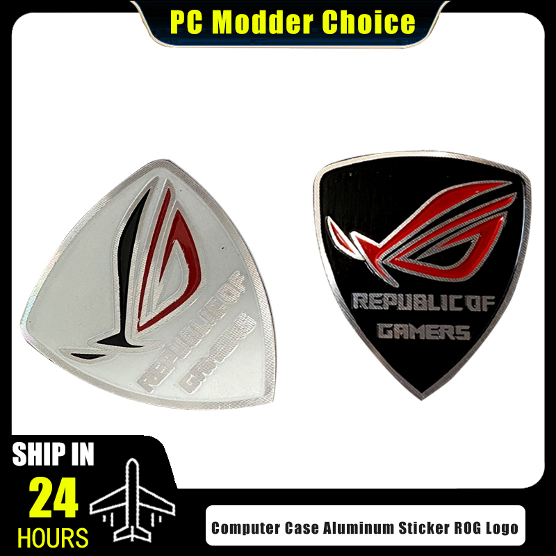 Pc Gaming Quotes - เคสคอมพิวเตอร์สติกเกอร์อลูมิเนียม ROG โลโก้ Gamer Belief Lable