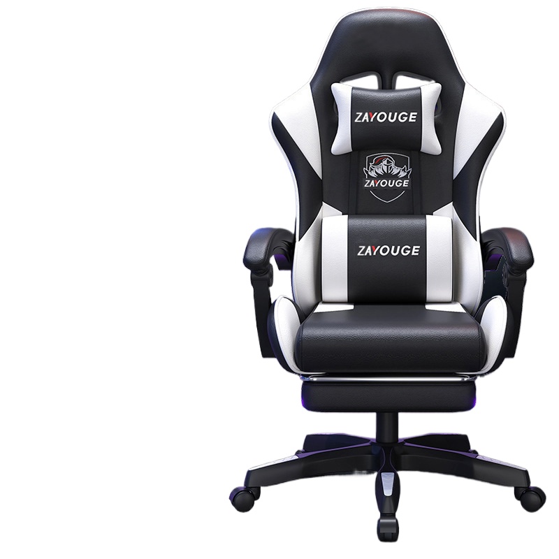 Pc Gaming Usa - เก้าอี้เกมมิ่งสำหรับพีซี โต๊ะทำงาน สำนักงาน ใช้ในบ้าน ปรับระดับความสูงได้ตามหลักสรีรศาสตร์ สไตล์รถแข่ง