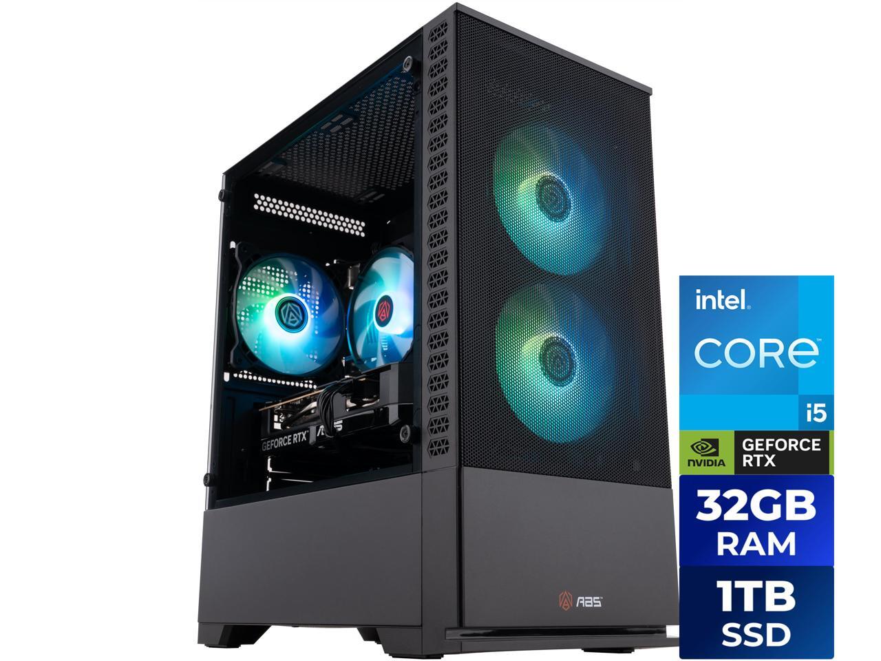 Pc Gaming Intel Core I5 - คอมพิวเตอร์เกมมิ่งสำเร็จรูป ABS Cyclone Aqua ขับเคลื่อนโดย Asus