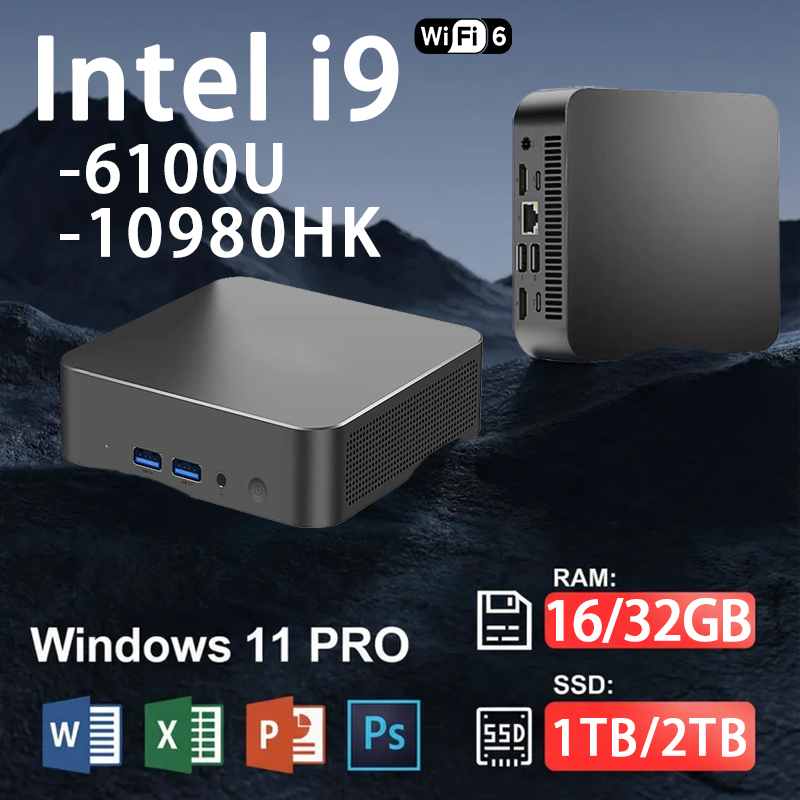 Pc Gaming I3 - มินิพีซี Windows 11 Intel Core i9