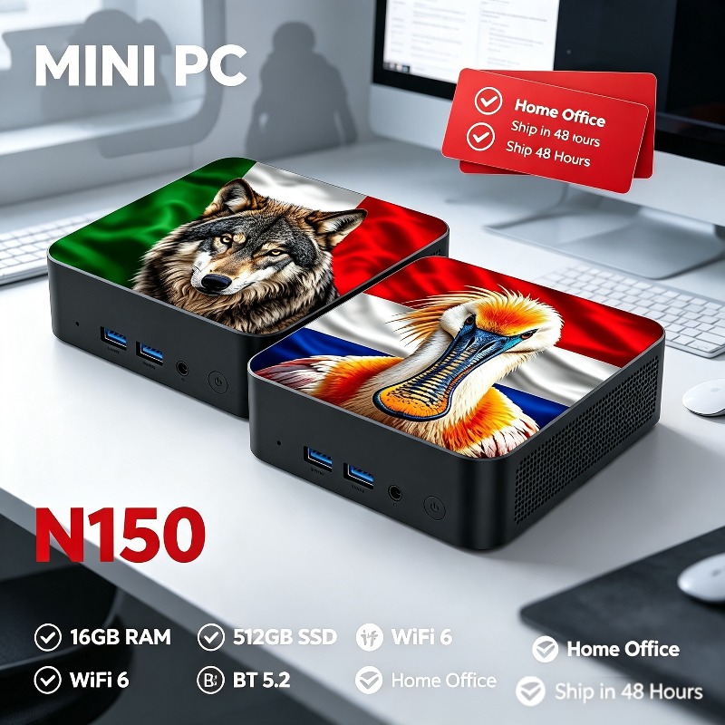 Pc Gaming Usa - มินิพีซีคอมพิวเตอร์รุ่นใหม่ Intel Core N150 RAM 16GB
