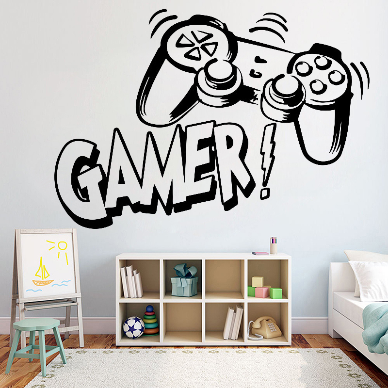 สติ๊กเกอร์ติดผนังสําหรับห้องเด - Pc Gaming Quotes บทวิจารณ์และราคา