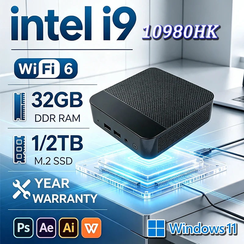 มินิพีซี Core i9 10980HK คอมพิ - Pc Gaming Ram 32Gb บทวิจารณ์และราคา