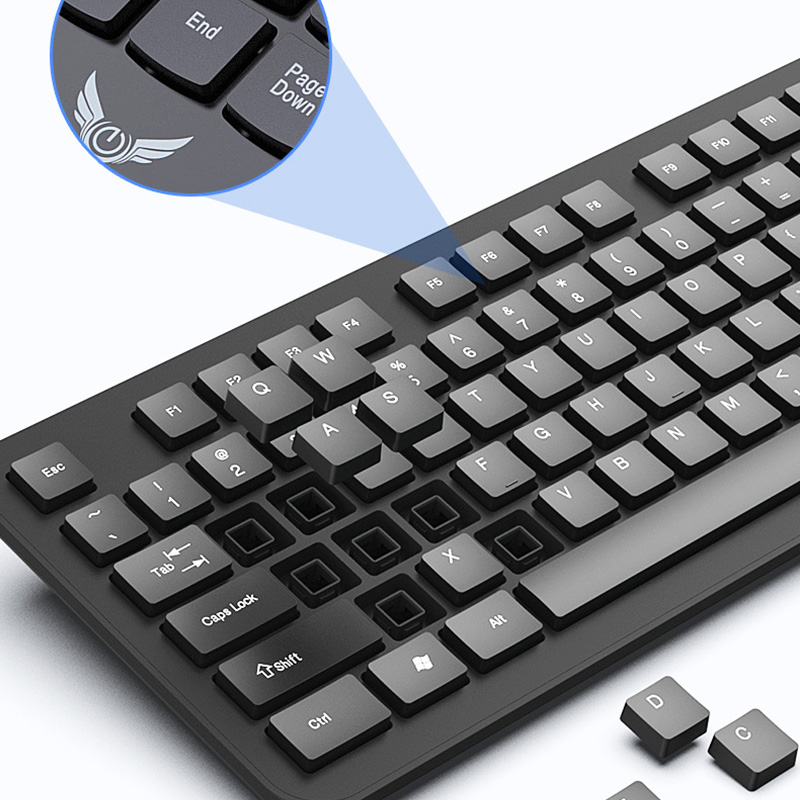 ชุดคีย์บอร์ดไร้สาย 2.4G เมาส์  - Pc Gaming Set บทวิจารณ์และราคา