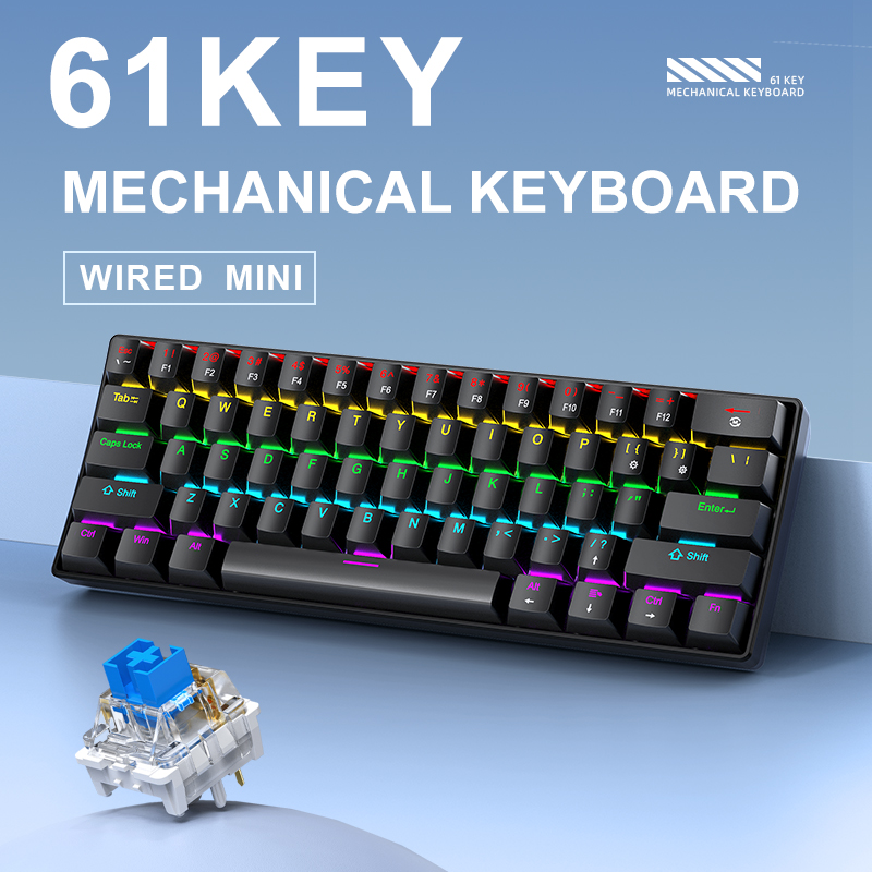 คีย์บอร์ดเกมมิ่งแบบมีสาย K61,  - Pc Gaming Gigabyte บทวิจารณ์และราคา
