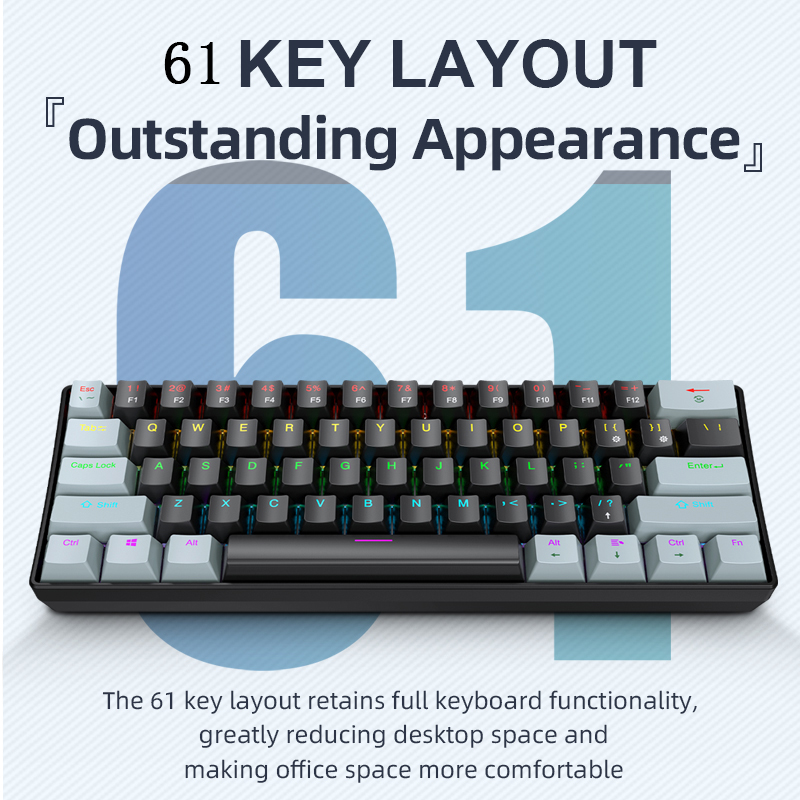 คีย์บอร์ดเกมมิ่งแบบมีสาย K61,  - Pc Gaming Gigabyte บทวิจารณ์และราคา