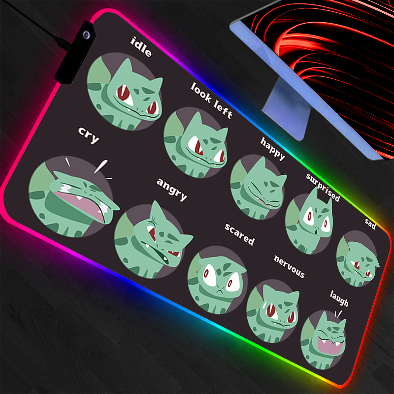 แผ่นรองเมาส์ LED ลายโปเกมอน พิ - Rgb Mousepad บทวิจารณ์และราคา