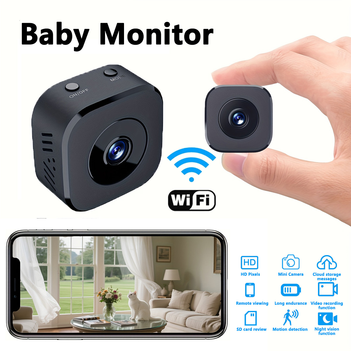 1080P HD Mini WiFi กล้องความปล - Sound Card Usb บทวิจารณ์และราคา