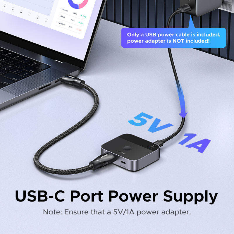 UGREEN HDMI USB C สวิทช์ 2 ใน  - Pc Gaming Gigabyte บทวิจารณ์และราคา