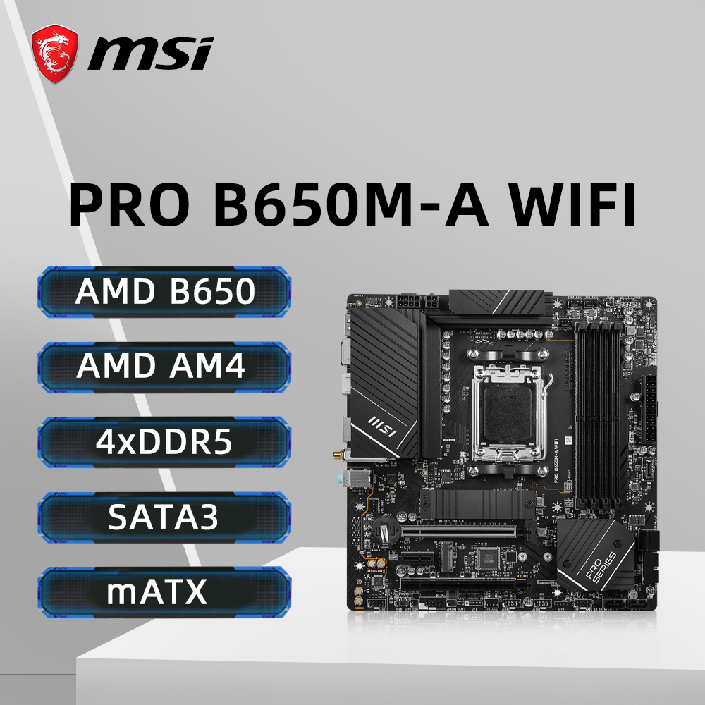 เมนบอร์ด MSI PRO B650M-A WIFI  - Pc Gaming Intel Core I5 บทวิจารณ์และราคา