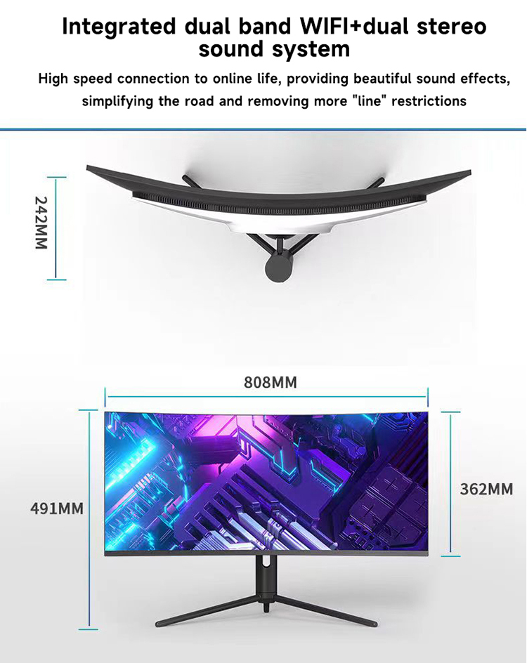 คอมพิวเตอร์ตั้งโต๊ะหน้าจอโค้ง  - Pc Gaming Set บทวิจารณ์และราคา