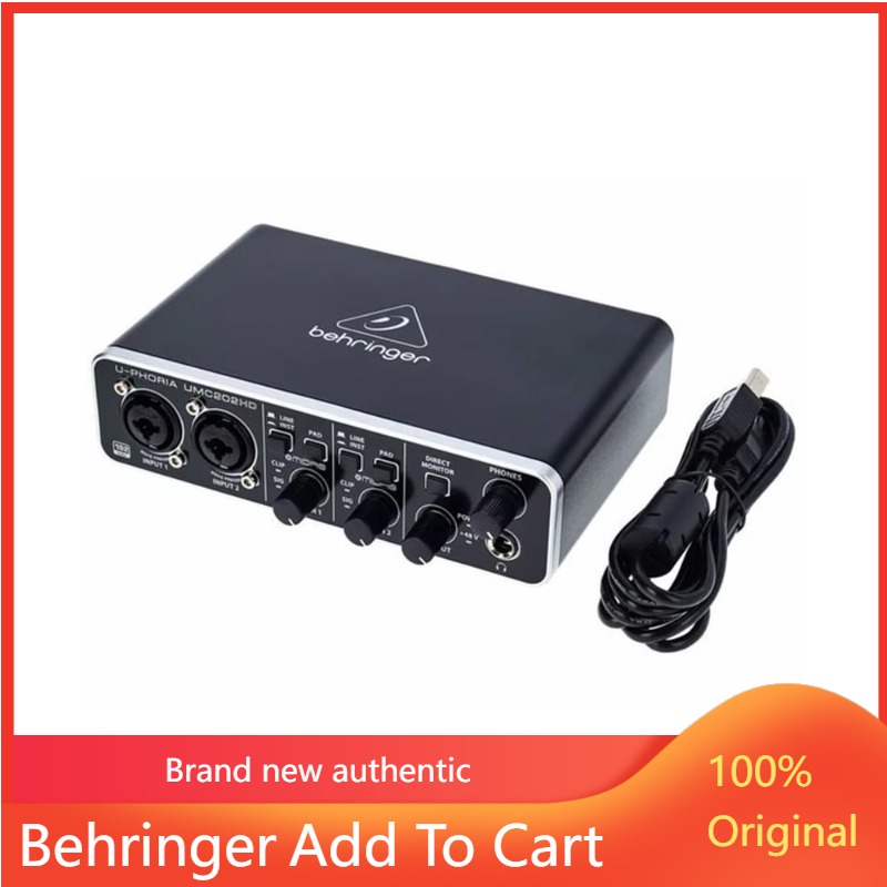 การ์ดเสียง Behringer U-Phoria  - Sound Card Usb บทวิจารณ์และราคา