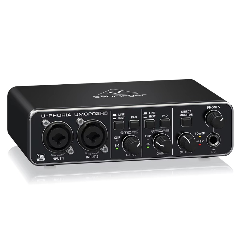 การ์ดเสียง Behringer U-Phoria  - Sound Card Usb บทวิจารณ์และราคา