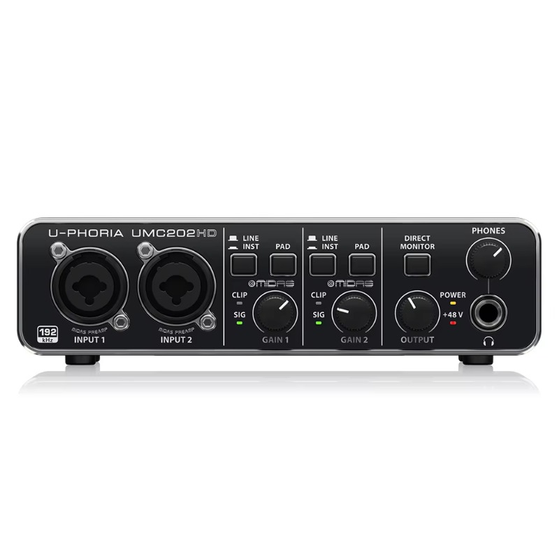 การ์ดเสียง Behringer U-Phoria  - Sound Card Usb บทวิจารณ์และราคา